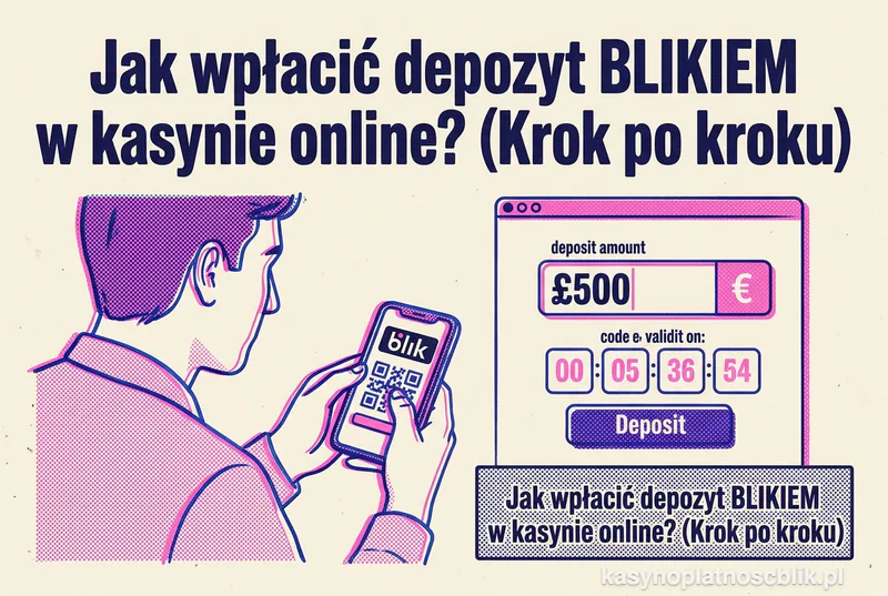 Jak wpłacić depozyt BLIKIEM w kasynie online? (Krok po kroku)